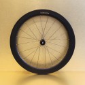 Paire de roues carbone route 63 mm