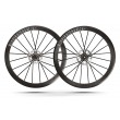 Paire de Roues Lightweight meilenstein evo schwarz clincher 20/20 disc