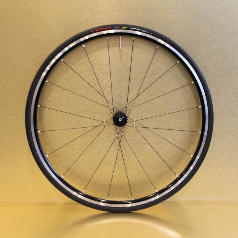 Paire de roues en aluminium 24 mm pour vélo de route