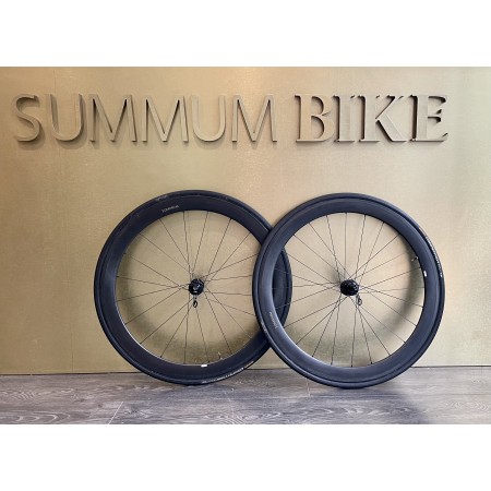 Paire de roues artisanales Summum carbone 50mm - occasion